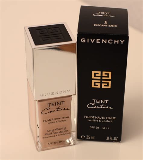 givenchy teint couture shade match|Givenchy teint couture fluid foundation.